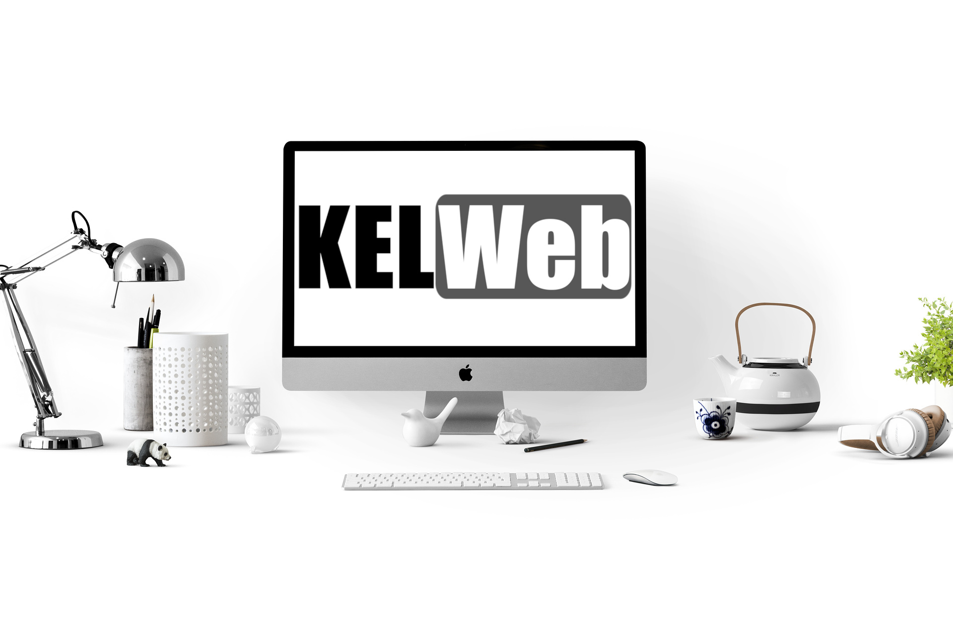 Grafik Startseite KelWeb mit Logo